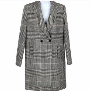 MEMORIAL DAY SALE. JCrew Daphne Glenplaid Topcoat Coat Wool NEW